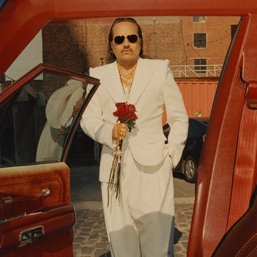 Designer Willy Chavarria is Doing It His Way willy chavarria in a white suit