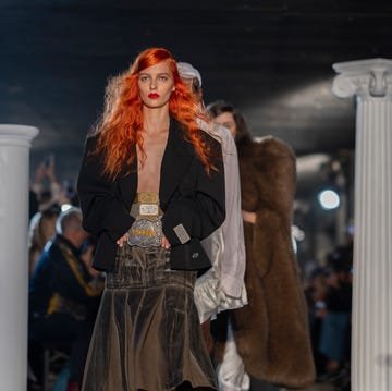 Vaquera: Runway - Paris Fashion Week - Womenswear Spring-Summer 2025 paris, france september 23 editorial use only for non editorial use please seek approval from fashion house models walk finale of the runway during the vaquera womenswear spring summer 2025 show as part of paris fashion week on september 23, 2024 in paris, france photo by justin shinwireimage
