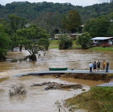 How to Help Those Affected by Hurricane Helene boone, north carolina september 27 friends talk after having canoed the flooded south fork new river for 32 minutes and landing at a washed out road on september 27, 2024 in boone, north carolina we saw trailers floating by, and cars toppled over, said one of the friends rains from what was hurricane helene have dropped more than a foot of rain across much of the region photo by melissa sue gerritsgetty imageses